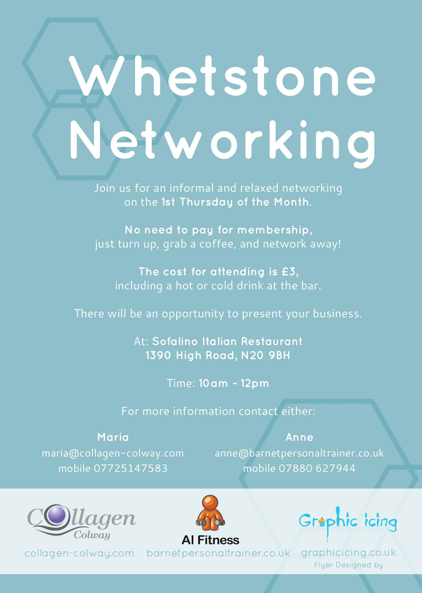 Whetstone Networking Flyer Design